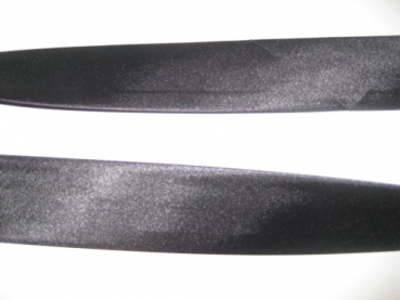 217 Satin Schrägband 4 cm breit schwarz